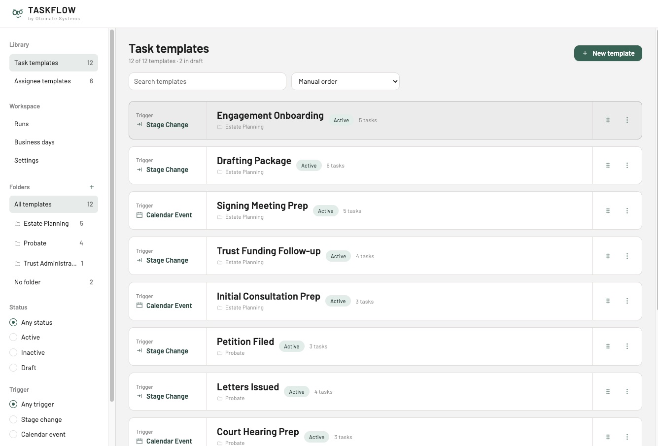 Taskflow screenshot
